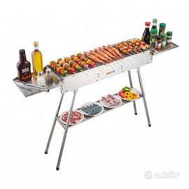 Barbecue a Carbonella Pieghevole da Campeggio