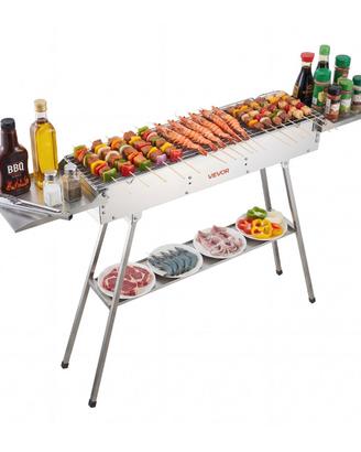 Barbecue a Carbonella Pieghevole da Campeggio