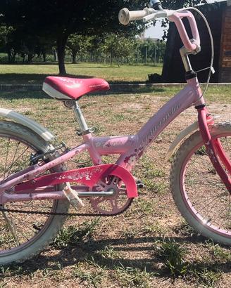 Bicicletta rosa da bambina 20 pollici (6–9 anni)