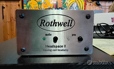 Rothwell Headspace II MC preamp a batteria step up