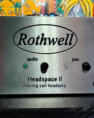 Rothwell Headspace II MC preamp a batteria step up