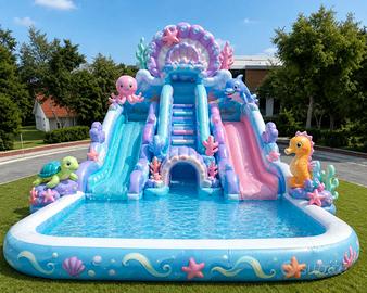 Scivolo Gonfiabile Marino con piscina x Resort
