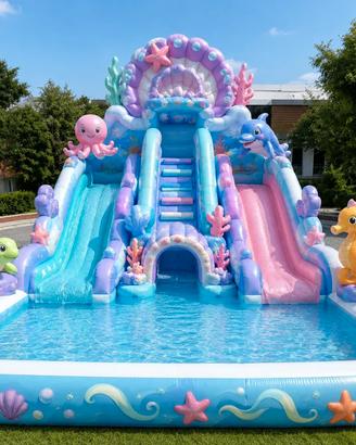 Scivolo Gonfiabile Marino con piscina x Resort