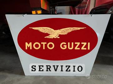 Insegna smaltata MOTO GUZZI SERVIZIO