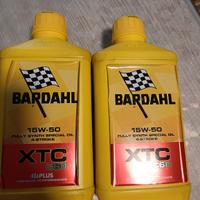 Due flaconi sigillati Olio Bardhal XTC c60 15w-50 