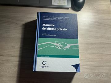 Manuale Diritto privato Mazzamuto (IV edizione)