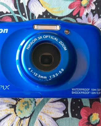 Nikon Coolpix W150 Digital Camera 13,2MP Blue Wate
