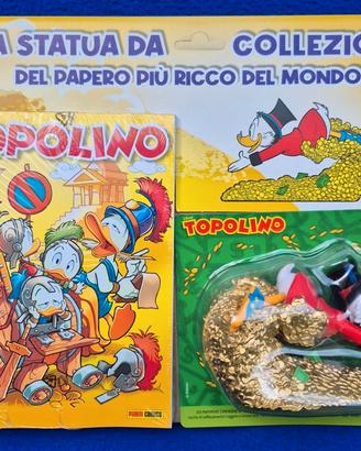 Topolino 3677 SIGILLATO + Statua Zio Paperone 3D