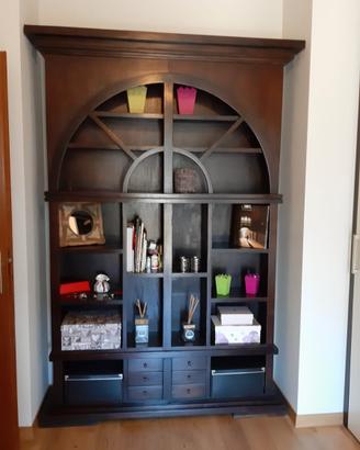 Libreria in legno massello