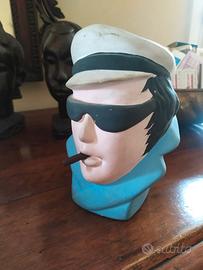 Salvadanaio in terracotta Elvis Presley 