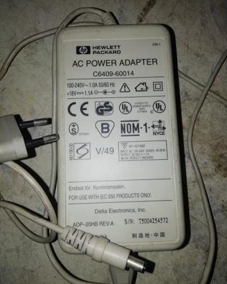 Hewlett Packard AC Power Alimentatore c6409 18V