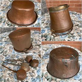 Stoviglie Rame inizio 1900