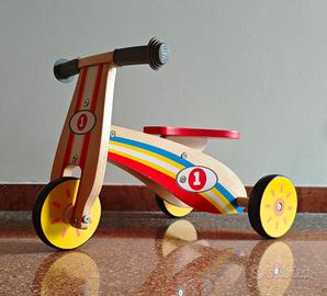 Triciclo in legno er bambini pari al nuovo