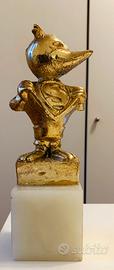 Statua Picchio Rosso d'oro da collezione 