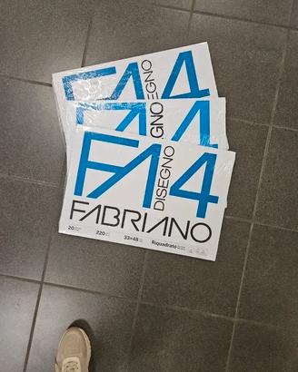 3 Album Disegno Fabriano F4 33x48 cm