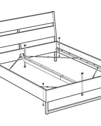 Letto Ikea Trysil  140 