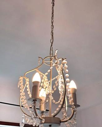 Lampadario Ikea "chandelier" a tre bracci