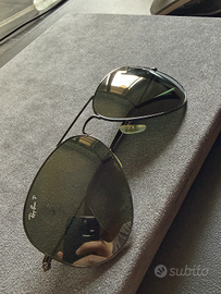 Rayban Aviator Black Polarizzati