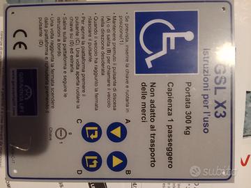 Montascale x disabili nuovo!