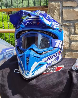 Casco cross / enduro JUST1 full carbon