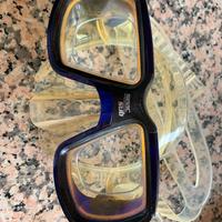 Maschera sub con lenti graduate