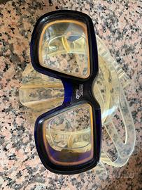 Maschera sub con lenti graduate