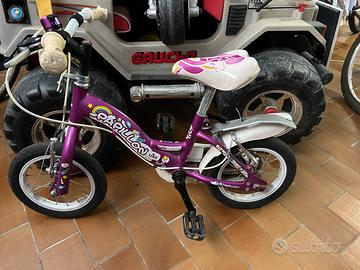 Biciletta per bambina con rotelle