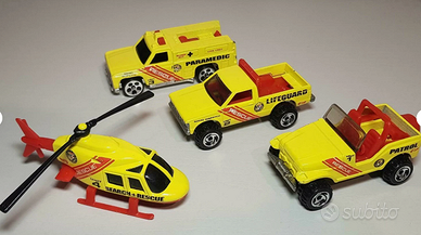 Set Hot Wheels Rescue Squad Vintage, 1:64, '70-'90