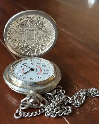 Orologio Vintage da taschino Molnija funzionante.