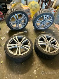 cerchi audi 18" originali + gomme estive 