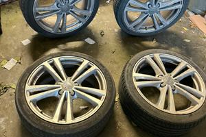 cerchi audi 18" originali + gomme estive 