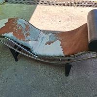 Chaiselong con tubolare in acciaio