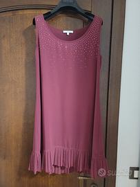 Vestito Patrizia Pepe bordeaux 