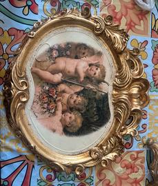 Quadro ovale vintage “Via Veneto”