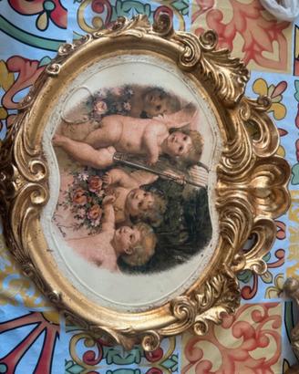 Quadro ovale vintage “Via Veneto”