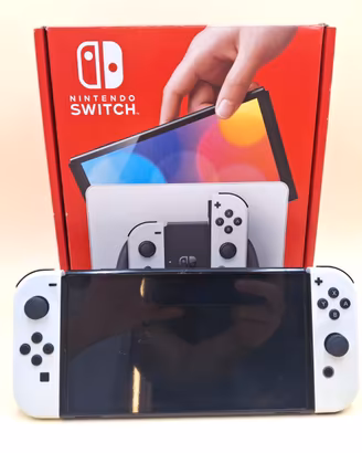Nintendo Switch OLED Bianca 64GB Completa Scatola