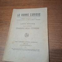 Libretto d'opera raro "Le Donne Curiose" - Wolf-Fe