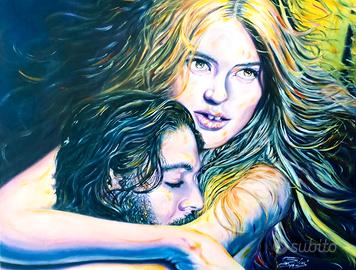 dipinto olio su tela,cm 60 x 40