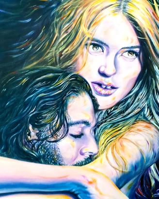 dipinto olio su tela,cm 60 x 40