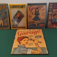 TARGHE LEGNO E METALLO OFF. MECCANICHE D'EPOCA