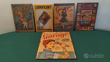 TARGHE LEGNO E METALLO OFF. MECCANICHE D'EPOCA