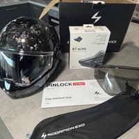 Casco Modulare Scorpion EXO-Tech Evo Carbon Onyx