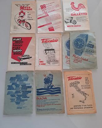 Pubblicita cartacee anni 60