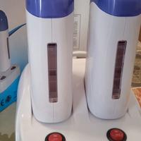 scalda ceretta nuovo doppio con tre ricariche