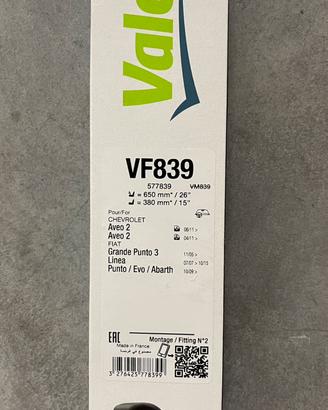 Tergicristalli per Fiat Punto e altro