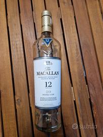 bottiglia vuota whisky the maccallan 12 