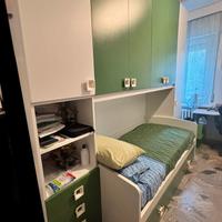 Camere da letto matrimoniale e cameretta ragazzi.