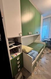 Camere da letto matrimoniale e cameretta ragazzi.