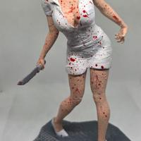 Statua in Resina Infermiera Silent Hill Dipinta a