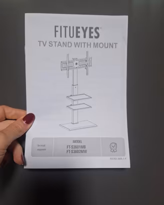 Fitueyes Supporto TV da Terra per 32-75 pollici